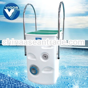 high flow rate integrated pool filtration system