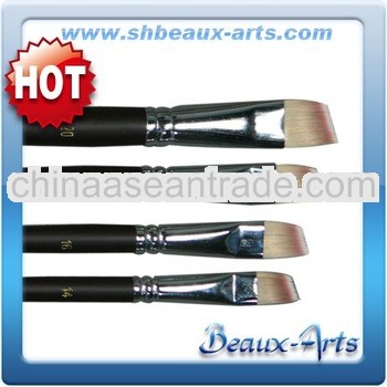 high quality artist paint brushes,white nylon brushes