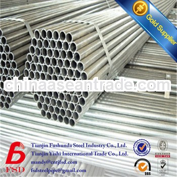 high quality china pre galvanized steel pipe manufacture