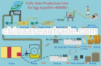 high quality eggs tray making machine/energy saving egg carton machine