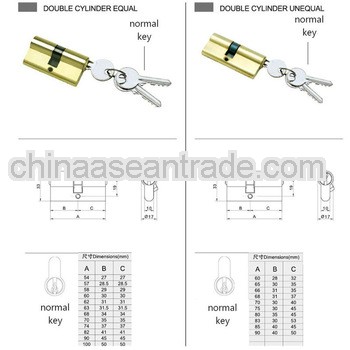 high quality euro cylinder in brass
