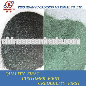 high quality grinding wheel and cutting wheel raw material from zi bo huanyu black/green silicon car