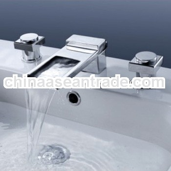high quality polish work single handle brass basin faucet