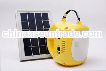 high quality rechargeable led solar panel lamp