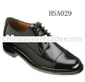 high quality senior officer government shoes,military police shoes