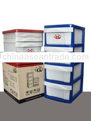 GP COLUMN Plastic Drawer (3 tier, 4 tier, 5 tier)
