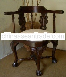 Reproduction furniture Chippendale corner chair