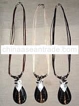 Necklace shell and resin