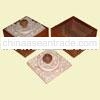 CLT9051 Wooden Stone Jewelry Box Sq