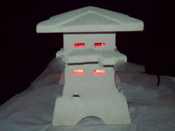 House Stone Craft Lamp
