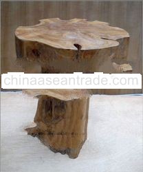 High Quality Rustic Mushroom Wooden Stool