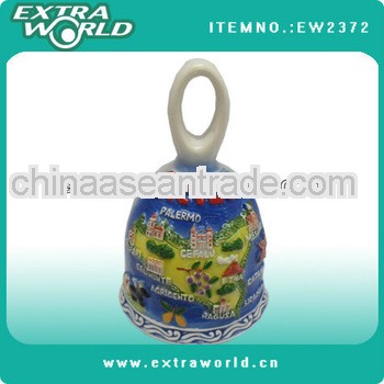 home decoration ceramic souvenir bell