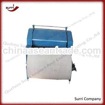 home using cotton/wool carding machine for quilt making