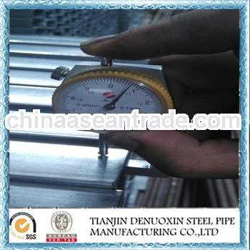 hot dip zinc square steel pipe/tube tianjin