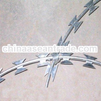 hot dipped galvanized concertina razor barbed wire