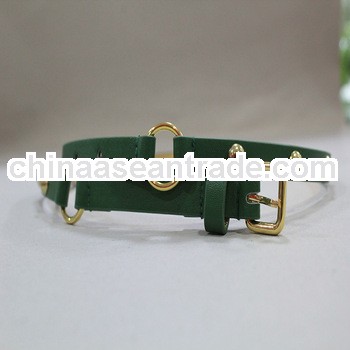 hot sale beaded leather womens belt fashion