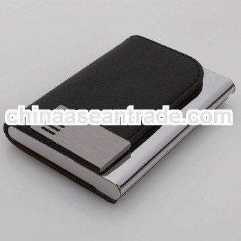 hot sale business leather card holders for promotion gifts