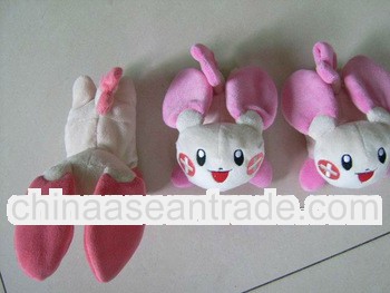 hot sale plush and stuffed big ear rabbit toys and keychain