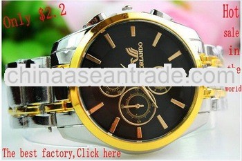 hot sale stainless steel watch fashionable big plastic watches