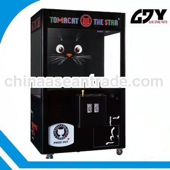 hot sale toy crane machine and New diesign grabbing toy prize machine
