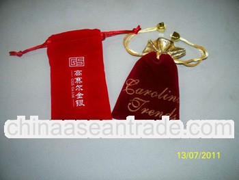 hot sale velvet pouch for swarovski