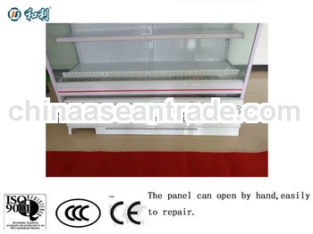 hot sell upright glass Drawer showcase freezer