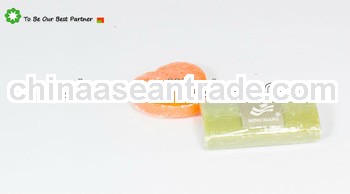 hotel bath soap and shampoo