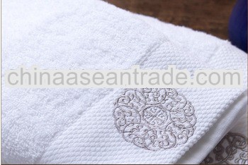 hotel towel set with embriodery towel,jacquard towel for hotel