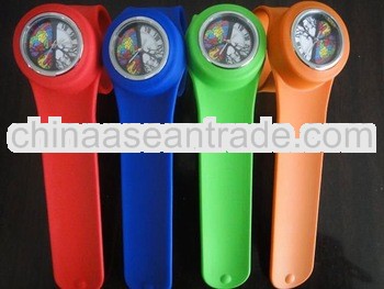 hottest selling unisex silicone slap watch lower price