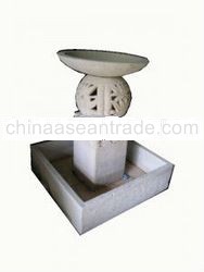 POT BOWL AND STAND GARDEN WATER FEATURE