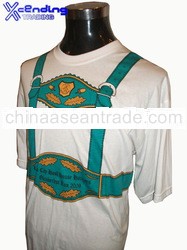 Xcending X-T020 100% Cotton Printed White T Shirts