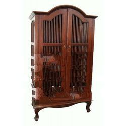 TV cabinet with pie safe door