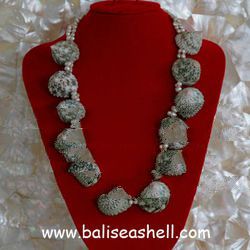 seashell necklace used natural material shell without cut