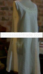 Dress rayon embroidery hand made