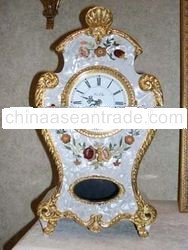 Le Ore Italian Gold-Plated Pendulum Clock