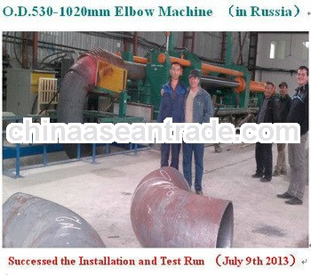 hydraulic welding elbow soft making machine