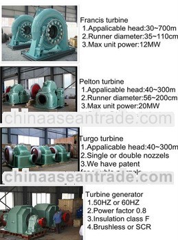 hydro propeller turbine