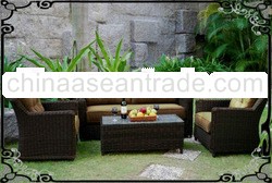 Pvc rattan sofa set