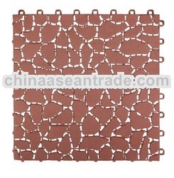 Anti Slip Marble Floor Mat - 0167 Brown