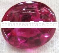 batu permata merah siam (sintetis) jewelry