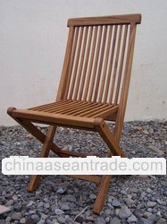 folding teak chair