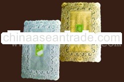 n Colored Paper Rectangular Foil Doily