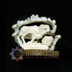 Mountain goat Carved