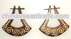 Yellow Spirals Earrings