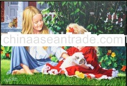 Magnificient oil painting -THE IRRESISTIBLE-