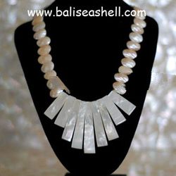necklace shell art jewelry indonesia handmade from balinese crafts