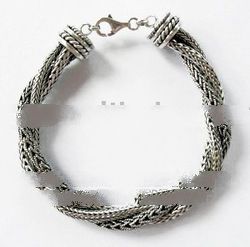 Bracelet Silver Oxidized