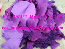 purple cotton clips