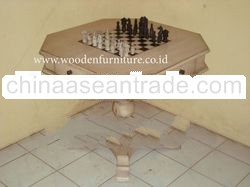 Antique Game Table Mahogany Painted Chess Table European Home Furniture