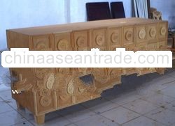Wooden Furniture - Mahogany Sideboard - 3 Doors Cabinet